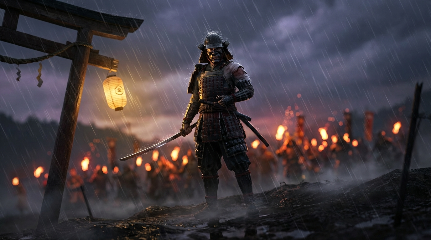 AR3STOTLE generated samurai scene
